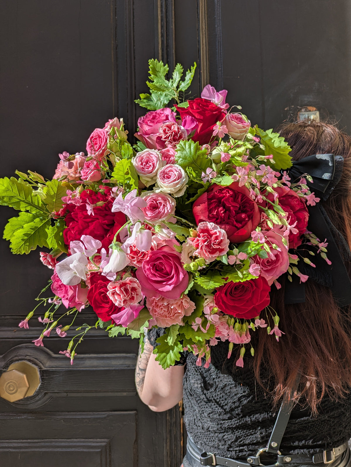 Bouquet de fleurs fucshia Lana réalisé par Arc en Ciel Fleurs à Nice 